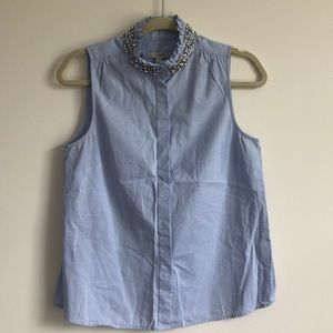 J Crew Oxford Tank
